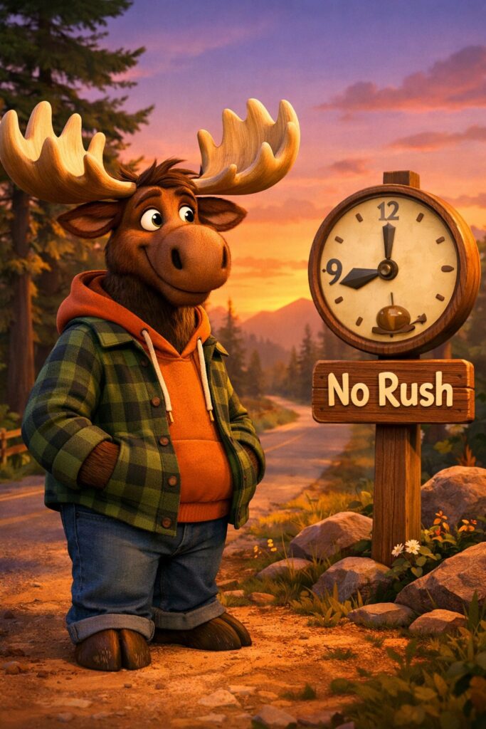 Slow down. You’re not late to your own life.