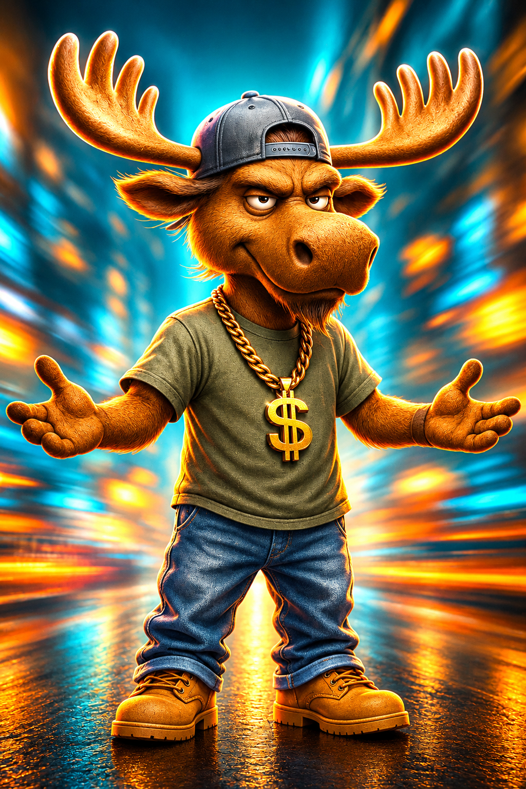 The streetwise moose